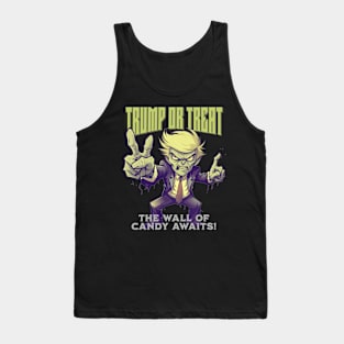 Zombie Trump or Treat: The Wall of Candy Awaits! Tank Top